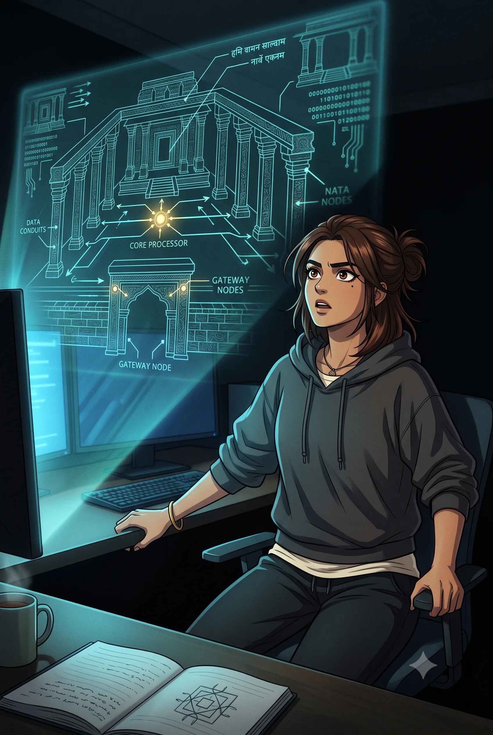 Digital archaeologist — ANANTA concept art